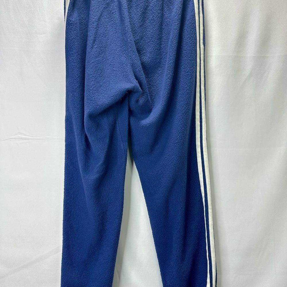 PINK Victoria's Secret Navy Blue white stripe fleece joggers size M - Picture 9 of 11